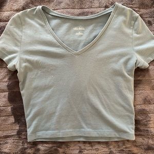 Wild Fable V-Neck Blue Crop Top!